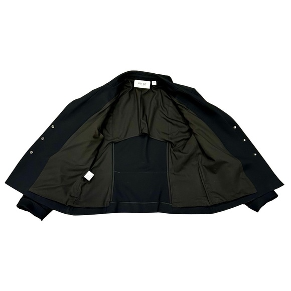 Per Se by Carlisle Black Peplum Blazer Jacket Size 12 - Picture 6 of 7